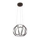 Ver imagem 2 de Lustre Pendente Nordecor Gaia D1396 Café Led Bivolt