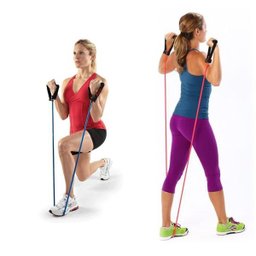 Kit Elasticos Tubing Exercicios Extensores Funcional Fitness - 2