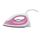 Ver imagem 3 de Ferro De Passar Roupa A Seco 127v Antiaderente Rosa Potencia 1200w Nao Gruda Temperatura LED