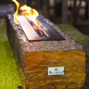 Ver imagem 6 de Lareira Ecológica no Dormente com Manta Cerâmica e rodinhas 70X25cm- Bromo Master