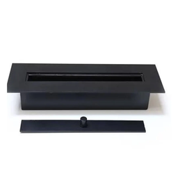 Lareira Ecológica no Dormente com Manta Cerâmica e rodinhas 70X25cm- Bromo Master - 9