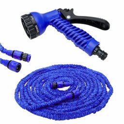 Mangueira Magica Expansivel 15M Flexivel Limpeza Casa Carro Quintal Jardim - 1