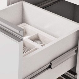 Balcão de Cozinha 3 Portas 133,5cm Ibiza Mgm Móveis (Balcão Não Acompanha Tampo e Pia) - 6