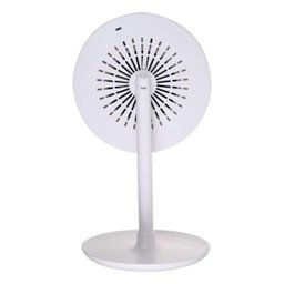 Espelho Maquiagem LED Ventilador Touch Beleza Iluminador 5x Aumento Usb - 5