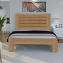 Ver imagem 1 de Cama King Size Casal Milano de Madeira Maciça Cedro Tauari Imbuia