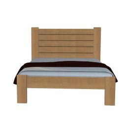 Cama King Size Casal Milano de Madeira Maciça Cedro Tauari Imbuia - 3