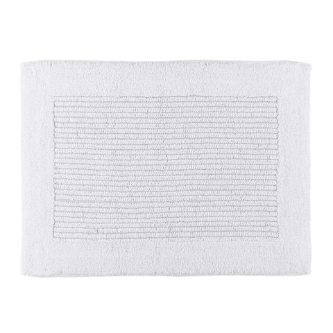 Tapete Banheiro 50x70 Algodão Branco Capri Kacyumara - Casa k