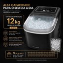 Ver mais imagens de Máquina de Gelo Portátil 12kg 127V Produção de 9 Cubos Preto