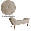 Ver imagem 5 de Conjunto Sienna Cabeceira e Recamier King 195 Cm Suede Cappuccino - LM DECOR