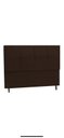 Ver imagem 1 de Cabeceira Casal Queen Size 164 Cm Civic Marrom para Cama Box Estofada