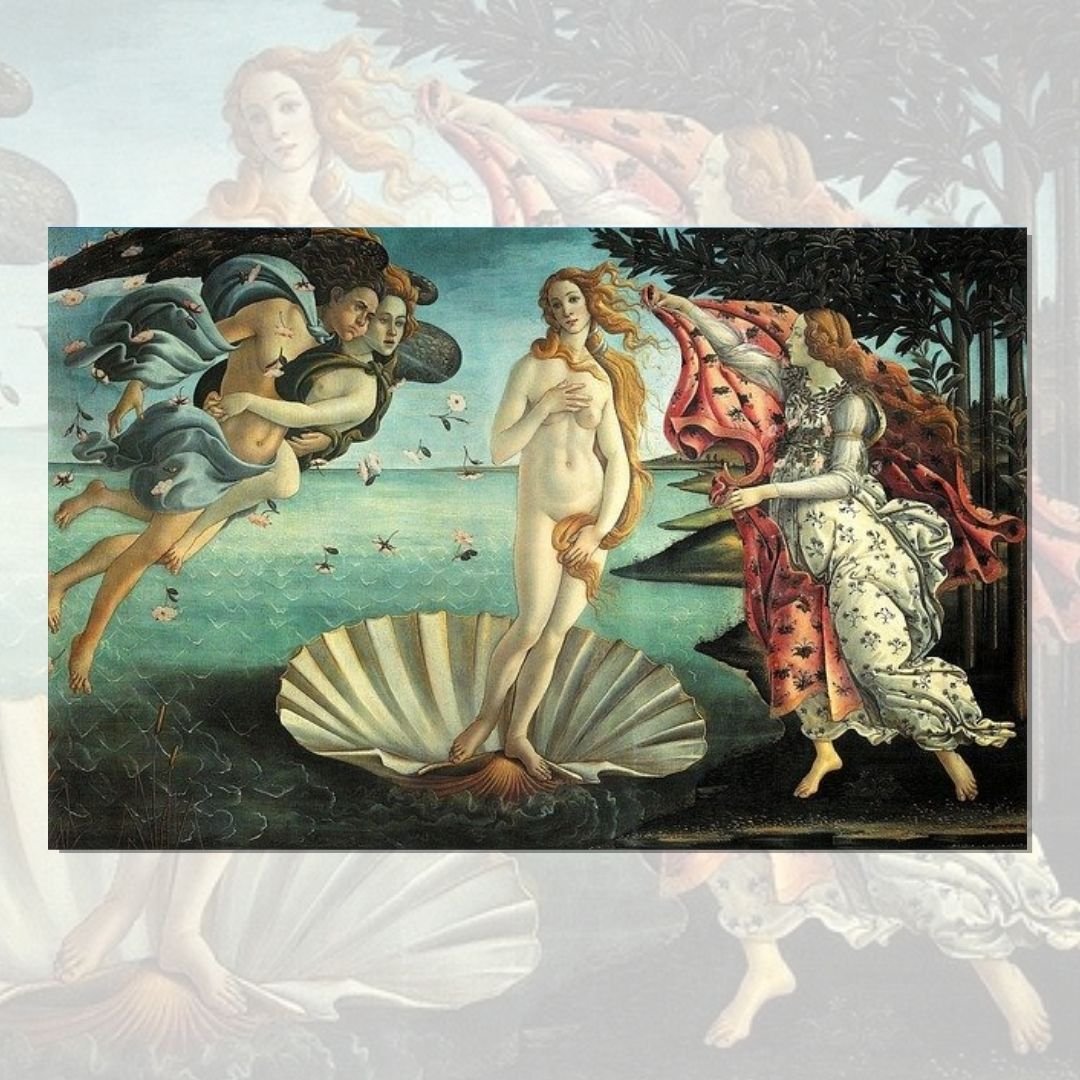 Quadro Decorativo - O Nascimento de Vênus - Sandro Botticelli - 110x70cm - 2