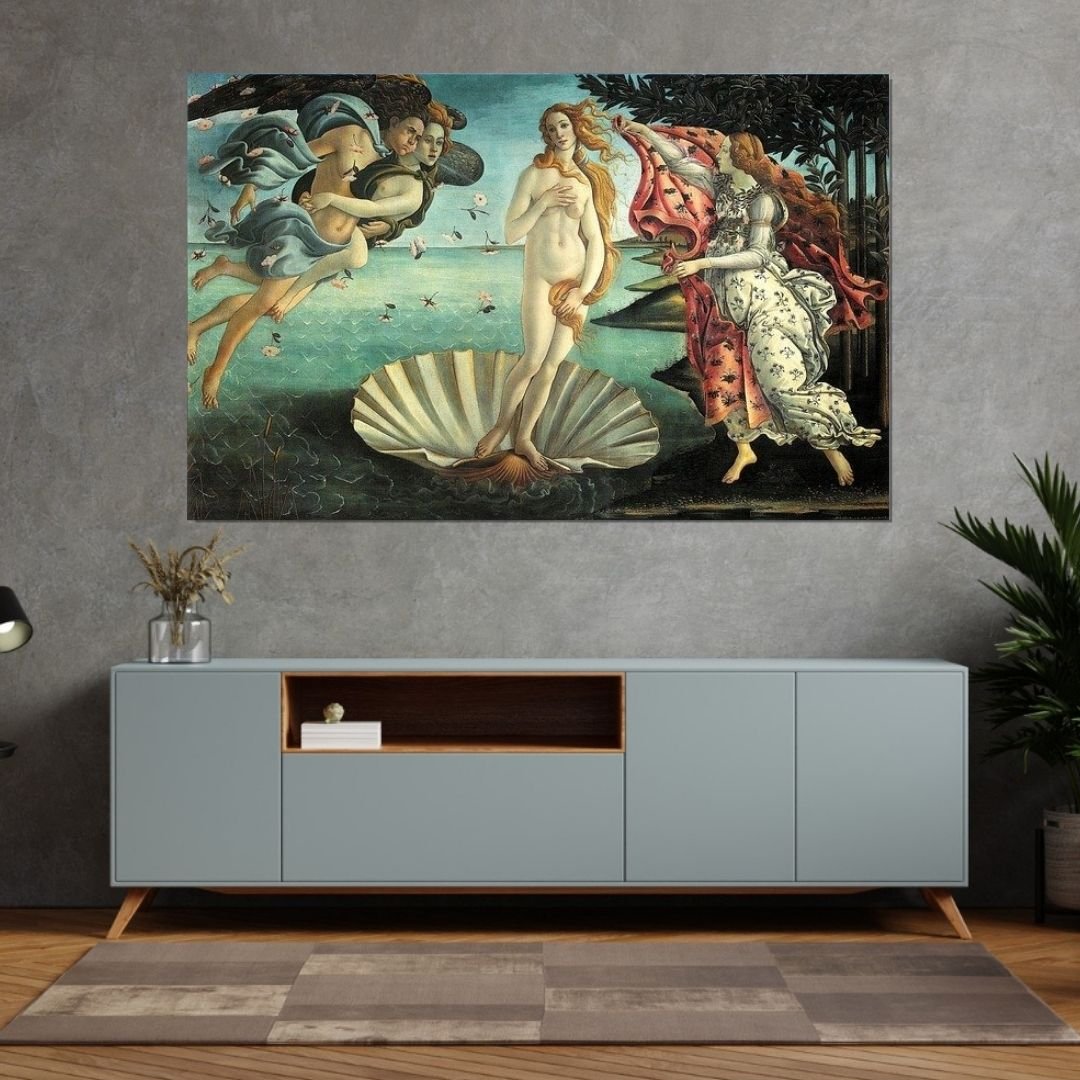 Quadro Decorativo - O Nascimento de Vênus - Sandro Botticelli - 110x70cm - 3