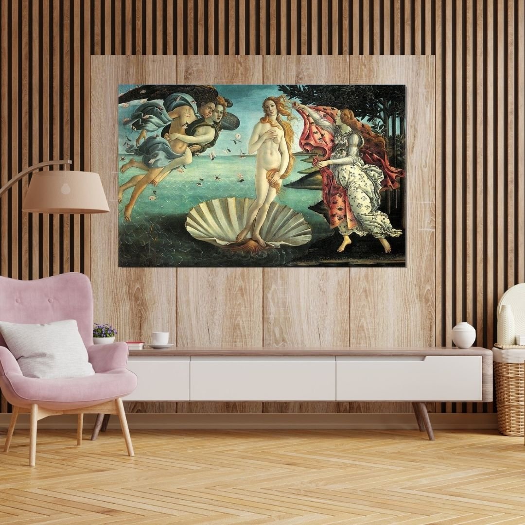 Quadro Decorativo - O Nascimento de Vênus - Sandro Botticelli - 110x70cm - 5