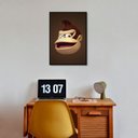 Ver imagem 2 de Quadro Gamer Donkey Kong 33x24cm:madeira Preta