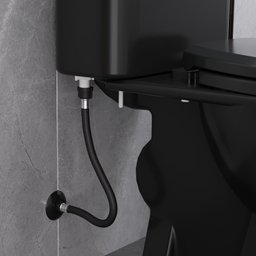 Engate Flexível 60 cm x 1/2 PVC Preto Ultra resistente Censi - 7
