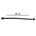 Ver imagem 4 de Engate Flexível 60 cm x 1/2 PVC Preto Ultra resistente Censi