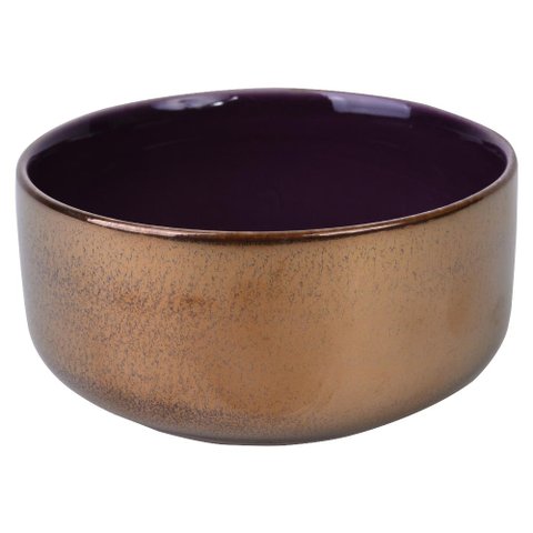 Bowl Keramie em ceramica D15xA10cm 775ml cor roxa