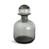Garrafa de Vidro Decorativa Esférica Cinza 29x16 cm Mart Moas 17362 - 1