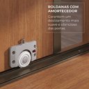 Ver imagem 7 de Guarda-Roupa Casal com Espelho 3 Portas de Correr e 6 Gavetas Multimóveis Crnvh-GRP136 Cinamomo