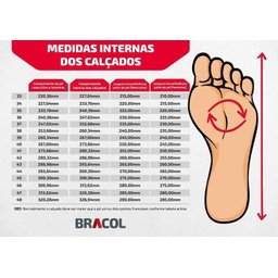Bota Botina Segurança Epi Bracol Wvbg Couro Ca40872 Bracol - 45 - 6
