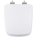 Ver imagem 1 de Assento Sanitário Poliester Soft Close Boss Branco para vaso Incepa