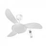 Ventilador de Teto 3 Pás com Controle e Luminária Sunny Ventisol 127V - 1