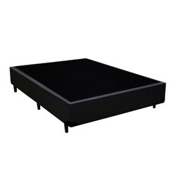 Cama Box Casal + Colchão De Molas - Comfort Prime - Classic Superlastic 138cm Preto - 3