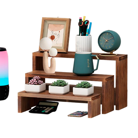 Suporte para Plantas, Prateleira para Mesa, Peitoril da Janela, Bancada, Suporte para Suculentas