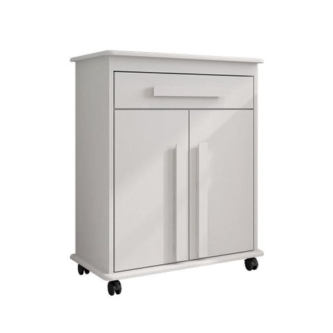 Armário Multiuso Marion 2 Portas MDF-MDP 75cm Branco RV Móveis