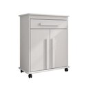 Ver imagem 1 de Armário Multiuso Marion 2 Portas MDF-MDP 75cm Branco RV Móveis