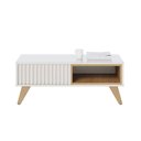 Ver imagem 4 de Home Suspenso Egeu com Mesa de Centro Jeri Off White Freijó - Colibri