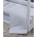 Ver imagem 2 de Edredom Berço Mini Cama Infantil 100% Algodão Percal 200 Fios Moderninhos:grid Cinza
