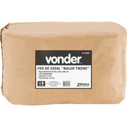 Fio de Sisal 2,7mm 9,25kg 155m/rl Baler Natural Oleado - Von - 2