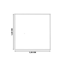 Quadro Decorativo 135x135 cm Mulher 054 com Moldura Laqueada Preto - Gran Belo - 2