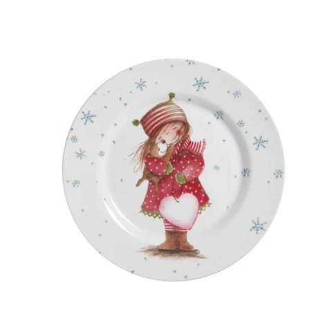 Conjunto 6 Pratos de Sobremesa Sweet Christmas - Alleanza