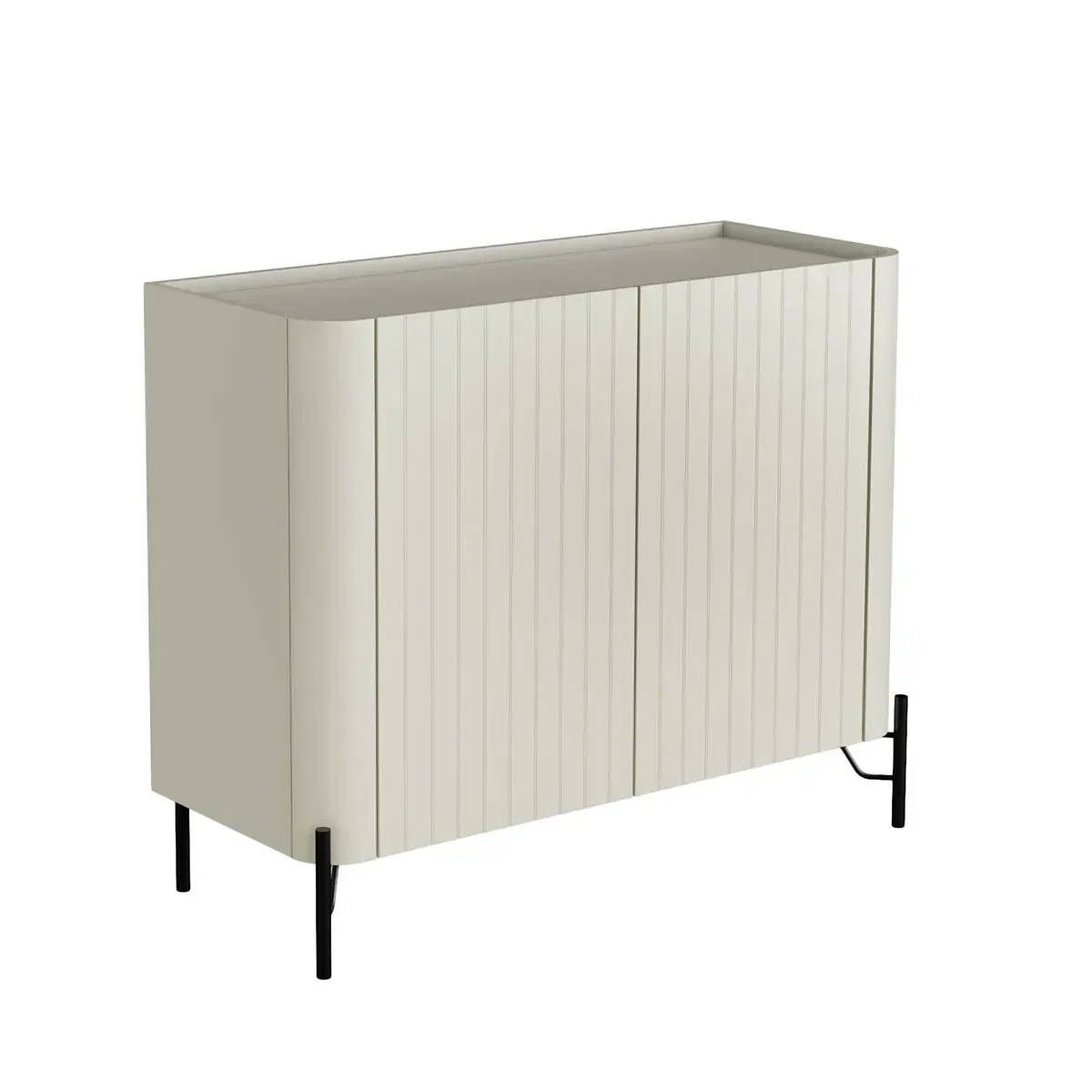 Ver imagem 2 de Buffet Mdf com Gaveta e Porta Brise L98,5 X A81,5cm Luna/preto F830b