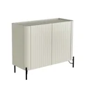 Ver imagem 2 de Buffet Mdf com Gaveta e Porta Brise L98,5 X A81,5cm Luna/preto F830b