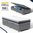 Ver imagem 5 de Cama Box Baú com Colchão de Espuma D45 Double Face Territory Hellen Solteiro 88cm