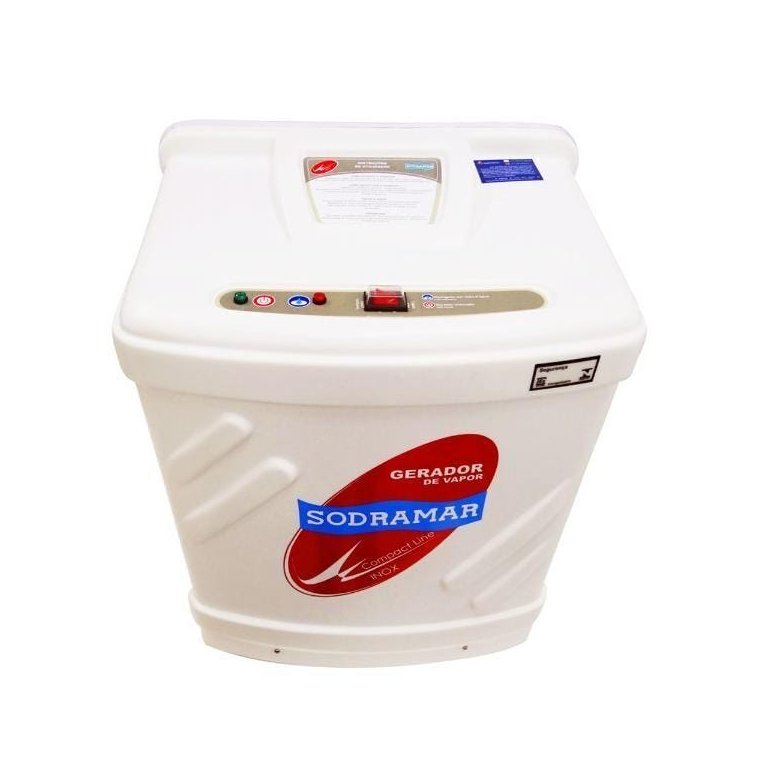 Gerador A Vapor Sodramar 12 Kw Inox para até 18 M³ 220/380 V (Bifásico)