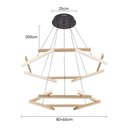 Ver imagem 5 de Lustre Pendente Nordecor Wida 2786 Preto / Ouro Champagne Led Bivolt Preto / Ouro Champagne 2786