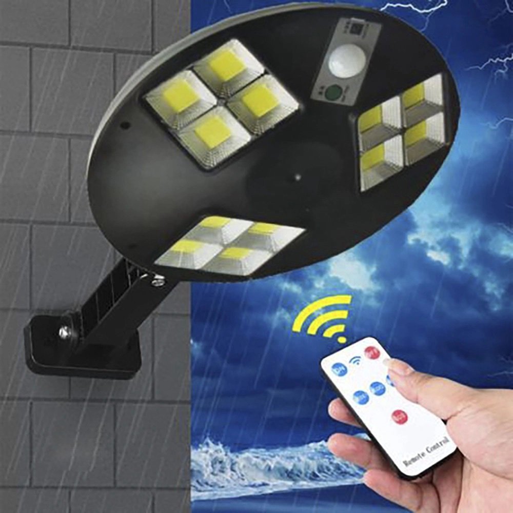 Luminaria Solar Sensor Movimento Presença Led Controle Iluminaçao Automatico Casa Empresa Rua Jardim - 3