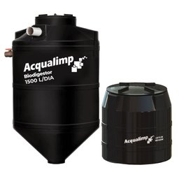 Kit Fossa Séptica Biodigestor 1.500l/dia e Leito de Secagem Acqualimp - 1