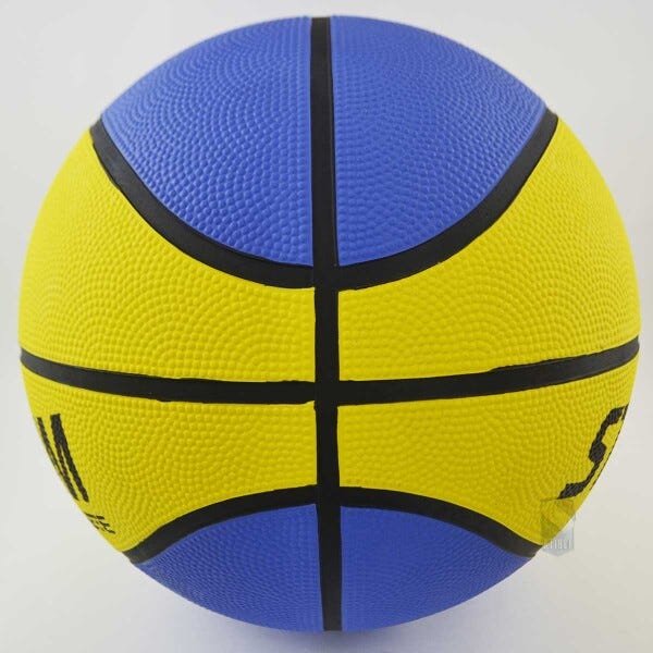 Bola de Basquete Oficial Sports Azul e Amarelo Basket Ball em