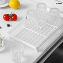 Ver imagem 3 de Prateleira Dobravel Armario Organizador Empilhavel Ajustavel Multifuncional Cozinha Pia Banheiro Mes