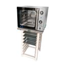 Ver imagem 1 de Forno Turbo Convec. Inox FCSB4E 220V + Bancada MES-004 + 4 Assadeiras - Venâncio