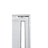 Porta Pivotante de Alumínio Branco com Puxador, Friso e Visor Linha Veneza:esquerda/ 210 X 120 - 3