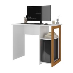 Mesa de Computador Escrivaninha Pc Gamer Monalisa:branco com Nature - 6