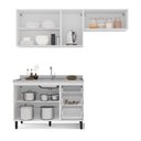 Ver imagem 3 de Cozinha Completa Amara 40250075 6 Portas 3 Gavetas 40250075 Branco - Politorno