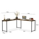 Ver imagem 3 de Mesa em L sem Prateleira Office em Mdf Estilo Industrial Klm Store