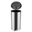 Ver imagem 5 de Lixeira Redonda de Pedal Aço Inox Polido 50 Litros